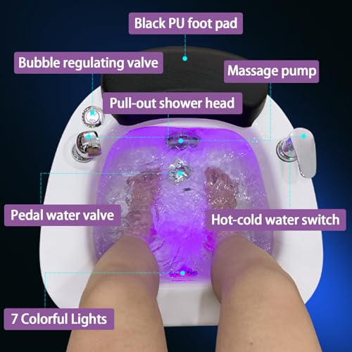 Spa de pies portátil con calor y masaje miniatura 4