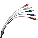 Mediabridge Component Video Cables with Audio (6 Feet) - Gold Plated RCA to RCA - Supports 1080i