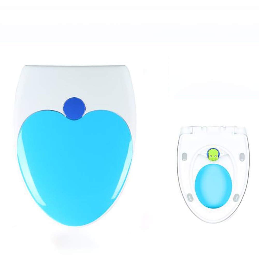 Tapa para WC, Tapa de Inodoro, Asiento para niños,Tapa Asientos para Inodoro Familiar con Asiento Reductor Infantil y Cierre Suave, función Easy-Clean