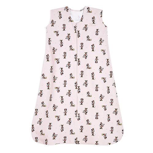Image of HALO Disney Baby Sleepsack, 100% Cotton Wearable Blanket, Swaddle Transition Sleeping Bag, TOG 0.5, Minnie Fun, Large, 12-18 Months