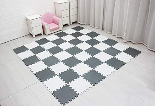 meiqicool 25Pcs Speelmat Foam Spelen Tegels In elkaar grijpende Speelmat Baby voor Kids Vloermatten voor Kinderen Foam Speelmatten Jigsaw mat Baby Puzzel mat Kinderen Tapijt Kruip mat AL - Afbeelding 7
