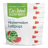 Dr. John’s Sugar Free Candy, Healthy Lollipops with Zero Sugar, Low Calorie Snacks, Keto Friendly Hard Candy Sweets, Watermelon Tooth, 150 Count, 2.5 LB
