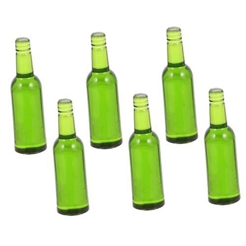 BESPORTBLE 6Piezas Mini De Cerveza y Vino para Casa De Muñecas Accesorios Miniatura para Muñecas Decoración