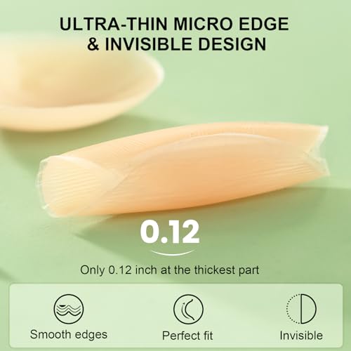 32 PCS Nipple Covers for Women, Reusable Nipple Coverings, Nipple Pasties, Boob Pasties, Reusable Silicone Adhesive Invisible Pasty Nipple Covers for Women with Travel Box Pink4