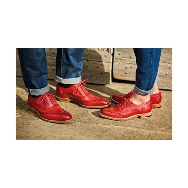 BARKER Valiant Men's Handmade Oxford Derby Shoes - Premium Calf Leather, Goodyear Welted, Hand-Painted Finish, Classic Formal Style - Image 6