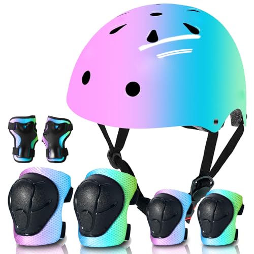 Adjustable Color Gradient Helmet for Kids & Adults