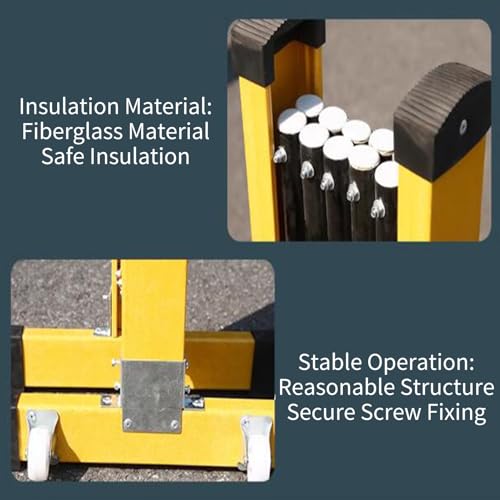 Clôture de signalisation rétractable et barrière pliable de contrôle