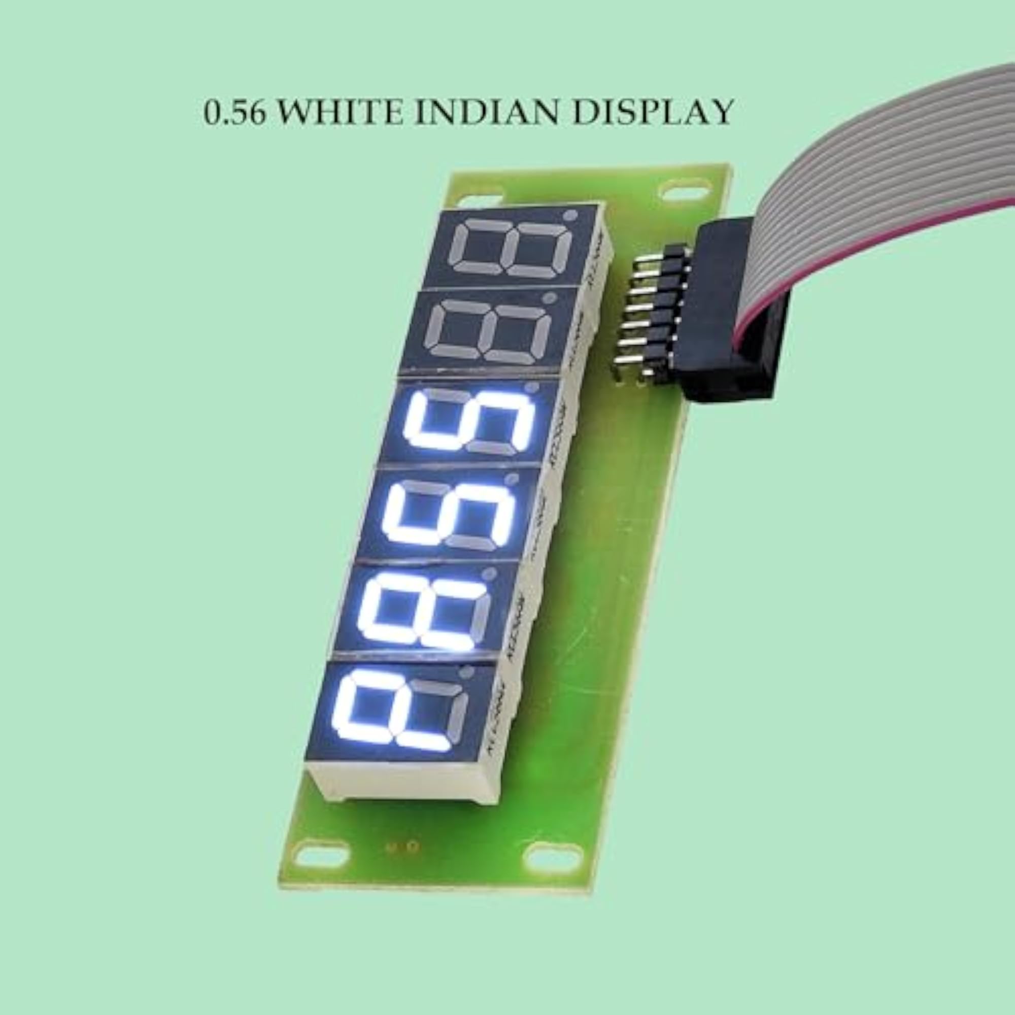 White Display for Weighing Machine, 0.56 Size