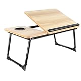 ⛱️ ---Table de lit multifonctionnelle - tu peux facilement l'utiliser comme lapdesk pour travailler à la maison, comme table haute pour le bureau ou comme table de lit pour t'appuyer, manger ou comme table basse pour regarder des films.