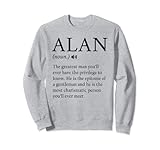 8.5 oz, Klassisch geschnitten ALAN SARCASTIC DEFINITION GESCHENK FÜR ALAN Sweatshirt