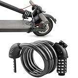 SEWAY Scooter Lock Cable for Xiaomi Mijia M365 ES Series, Bicycle Combination Locks...