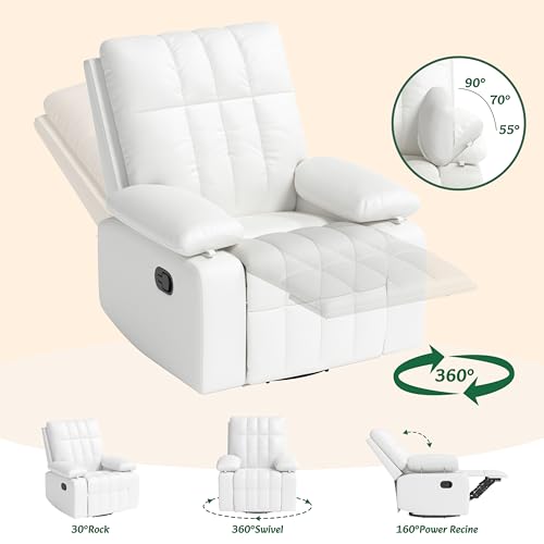 AILEEKISS Glider Recliner Rocking Chair