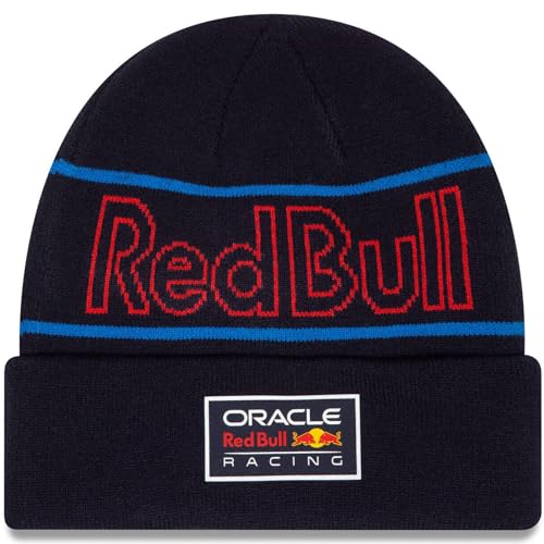 Bonnet New Era F1 Red Bull Racing 2024 bleu marine pour l'hiver