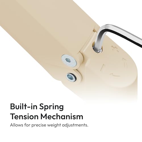 Image of Pixio PS1S Wave Beige Single Monitor Arm Stand Desk Mount - Fits up to 32 inches Monitors and up to 19.8lbs. VESA Compatibility and Integrated Cable Management