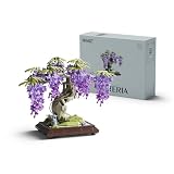 Nifeliz Wisteria Bonsai Tree Klemmbausteine, Botanical Kollektion Bauklötze Pflanzen Home Deko, eine ideale Geschenkidee für Naturliebhabers (737 Teile, NF10372)