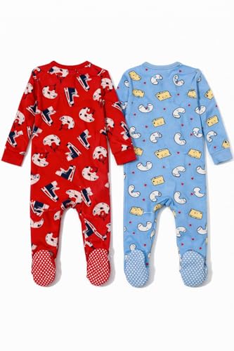 Image of TuddyBuddy 100% Cotton Multi Color Zipper Romper Sleepsuit /Romper /Jumpsuit for Baby Boy & Baby Girl