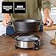 Taurus FF2 Fondue-Gerät, 1000 W, Kapazität 2 l, 8 Personen, einstellbare Temperatur, alle Arten von Fondue, ohne PFOA, Schwarz