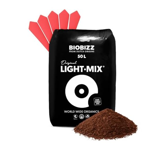 Weedness BioBizz Light Mix 50 Liter Sack - Blumenerde Grow Indoor Outdoor Bonsai Balkon-Pflanzen Palmen Bio Kokos Erde