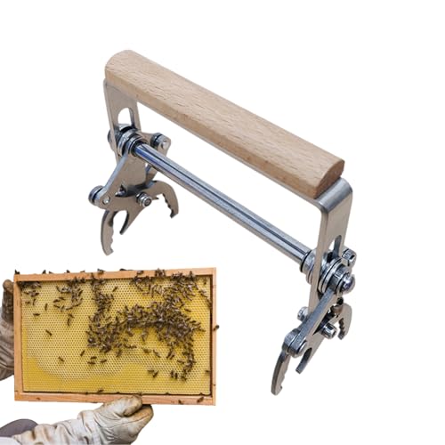 Outil de prise pour cadres de ruche et maintien pour apiculteur