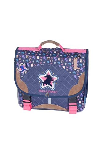 Stalla Bianca Cartable cheval Lady, 38cm x 32cm x 15cm, Bleu