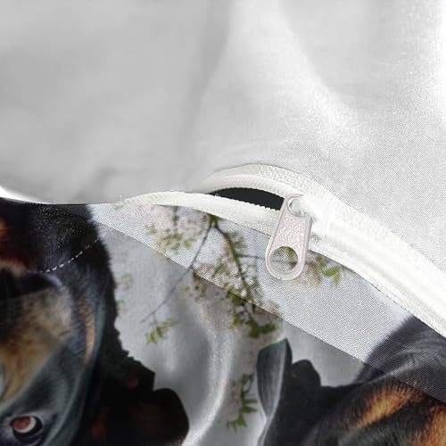 Housse de couette 3D chien Rowena anti-transpiration 260x220 - 8