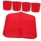 GAROZATION Verstellbare Führungsbinde 10 Stück Rote Kapitänsbinden Aus Baumwolle Armbänder Für Sicherheitskräfte Und Veranstaltungsorganisation Langlebige Mannschaftsbinden Für Fußball Und