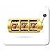 Produktbild Casino Spielautomat Lucky Sevens Jackpot 777 Symbol Bingo Win Spin Mauspad für Laptop, Desktop-Computer Zubehör Mini Office Supplies Mausmatten