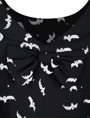 Image of GownTown 1950s Vintage Womens Dress Bowknot Audrey Hepburn Style Party Dresses