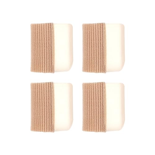 FOMIYES 4pcs Toes Separators for Bunion Relief, Hallux Valgus Corrections, Toes Alignment, and Overlapping Toes - Soft Gel Toes Sleeves for Men and Women