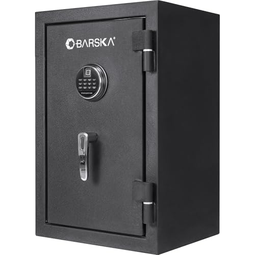 Biometric Fireproof Gun Safe with Lockbox 2.02 Cu Ft