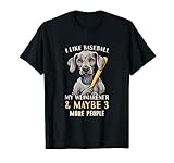 Photo Gallery weimaraner dad - weimaraner sport & weimaraner baseball maglietta Photo Gallery weimaraner dad - weimaraner sport & weimaraner baseball maglietta