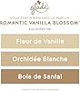 Glade Bougie Vegan Parfum Infusé Huiles Essentielles - Nouvelle Formule Sans Huile De Palme - Romantic Vanilla Blossom - 1 Bougie