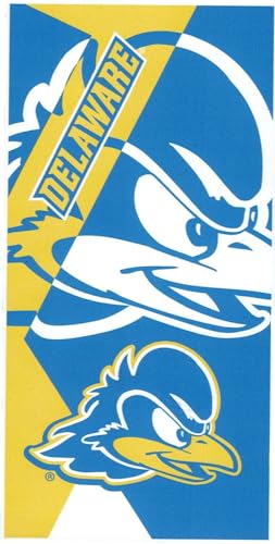 Northwest University of Delaware UD Blue Hens 30 x 60 Inch Beach Towel, Puzzle Design