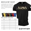 GYMTIER Spartan Forged - Alpha Gold - Men's Gym T-Shirt Bodybuilding Training Workout Lifting Top Clothing, Black, XXL #3