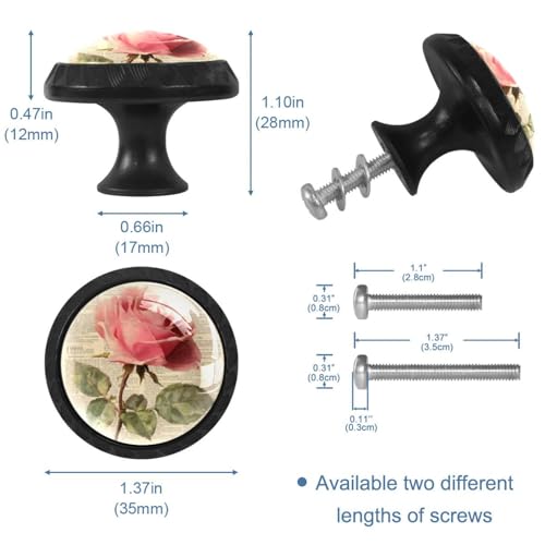 Boutons de meuble style parisien vintage pour relooker une commode