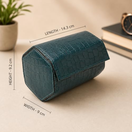 Image of essart 2 slot watch roll case