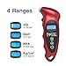 FOVAL Digital Tire Pressure Gauge 150 PSI for Car Truck Bicycle Instant Read with Backlit LCD and Non-Slip Grip, 4 Pack