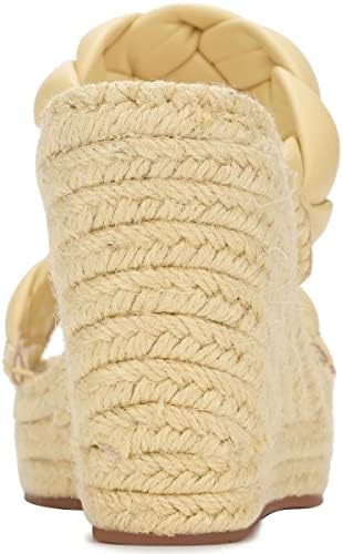 Kenneth Cole Women's Olivia Braid Wedge Sandal, Yellow, 7 | Image 2