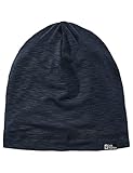 sehr leicht Jack Wolfskin Unisex Kinder Travel K Beanie M tze, night blue, M EU