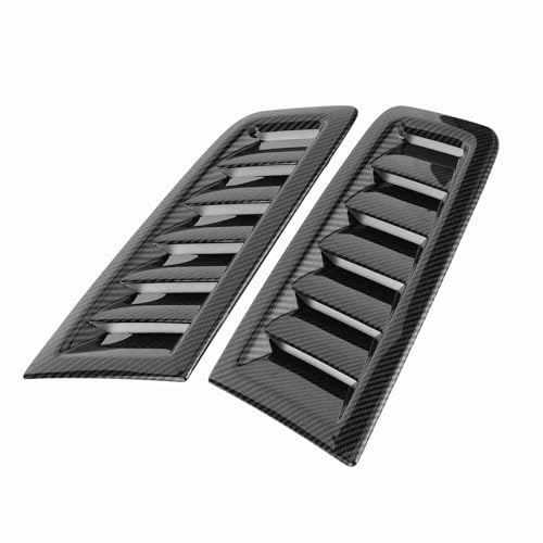 Rejillas de ventilación para capó universales de ABS estilo Focus RS MK2 en carbono 3