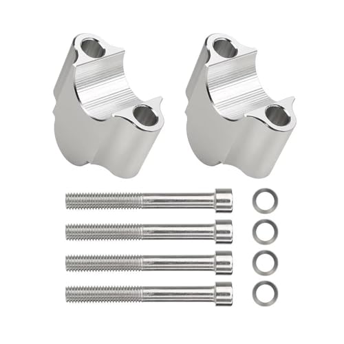Riser de guidon 22mm argent pour moto MT07 MT09 MT10