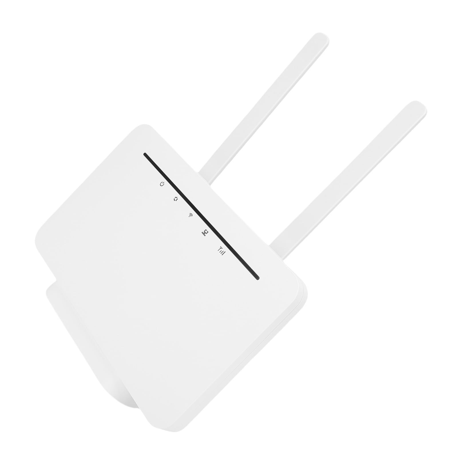 Goshyda Router 4G LTE z Antenami o Dużym Wzmocnieniu, Zasięg do 200 M i łatwe Zarządzanie siecią, Idealny Jako Podstawowy lub Zapasowy Internet w Domu na Zewnątrz
