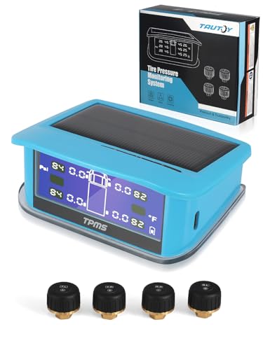 TAUTOY RV Tire Pressure Monitoring System, 1 Solar Type-C Charge