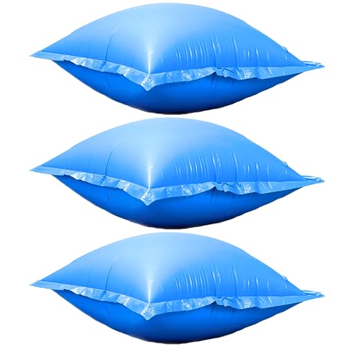 Swimline Hydrotools 4 by 4 Foot Thick Winterizing Closing Air Ice Pillow Cushion for Above Ground Swimming Pool Cover (3 Pack)