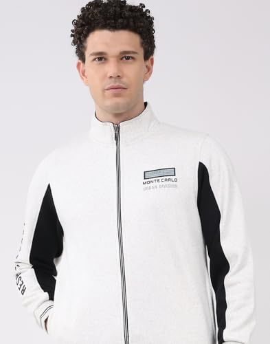 Image of Monte Carlo Men's Regular Fit Collared Neck Full Sleeve Printed Winter Tracksuit | Trendy Printed Design | Soft Warm Fabric | Stylish Winter Sports & Casual Wear for Men (Pack Of 1)