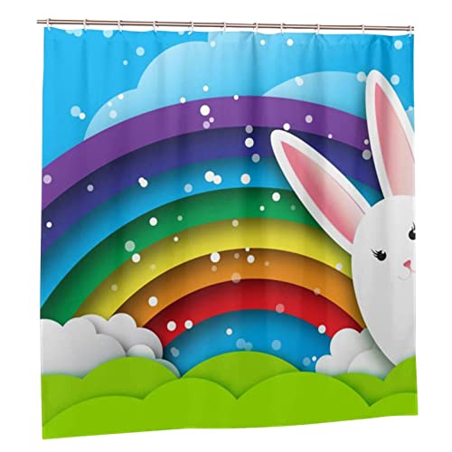 Rideau de douche Happy Easter Bunny pour rafraîchir votre déco - 3