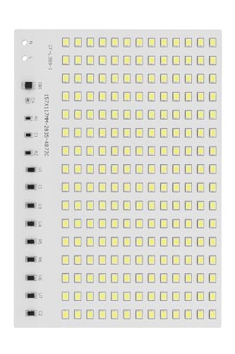 Image of Boosty 300 Watt High Brightness LED DOB Plate | Aluminum Base Plate AC 110-240Volts Compatible for 300 Watt Flood Light Grow Light, and Industrial Lighting | 288 SMD LEDs (Pack of 2)