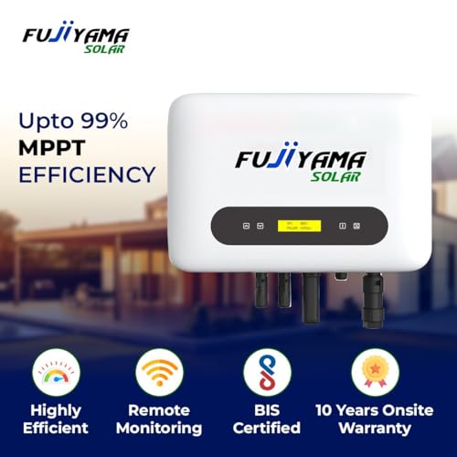 Image of Fujiyama Solar Inverter On-Grid System for Home & Commercial Use| UTL App Smart Monitoring | Reliable Performance 30% PV Overload | 99% MPPT Efficiency | 10 Years Warranty (4.2 kW)