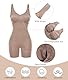 SHAPERX Shapewear Damen Bauchweg Stark Formend Body Shaper Overall-Shorts Abnehmen Shaping Bodysuit, UK-SZ5310-Sienna-L/XL