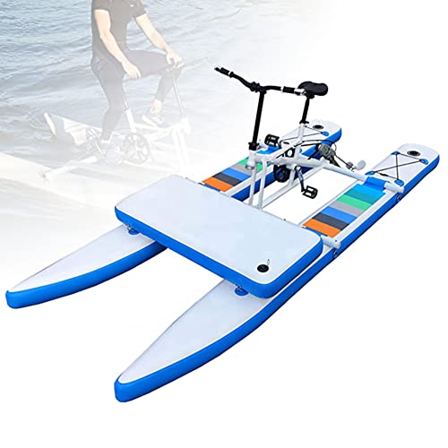 Image of Water Bicycle, Water Boating, Inflatable Kayak Bikeboat for Lake, Park Water Leisure Bicycles, Water Amusement Facilities